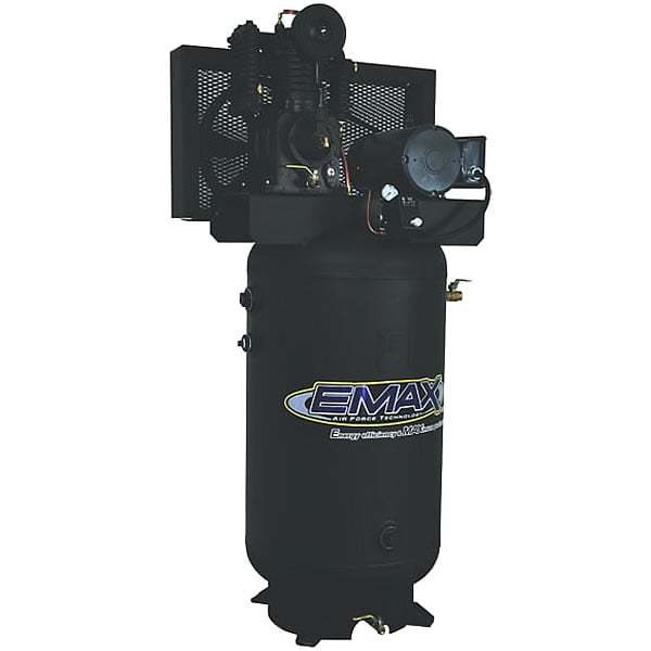 EMAX Heavy Industrial 5 HP 80 Gallon Two Stage Air Compressor 208/230V 1 Phase PE05V080I1