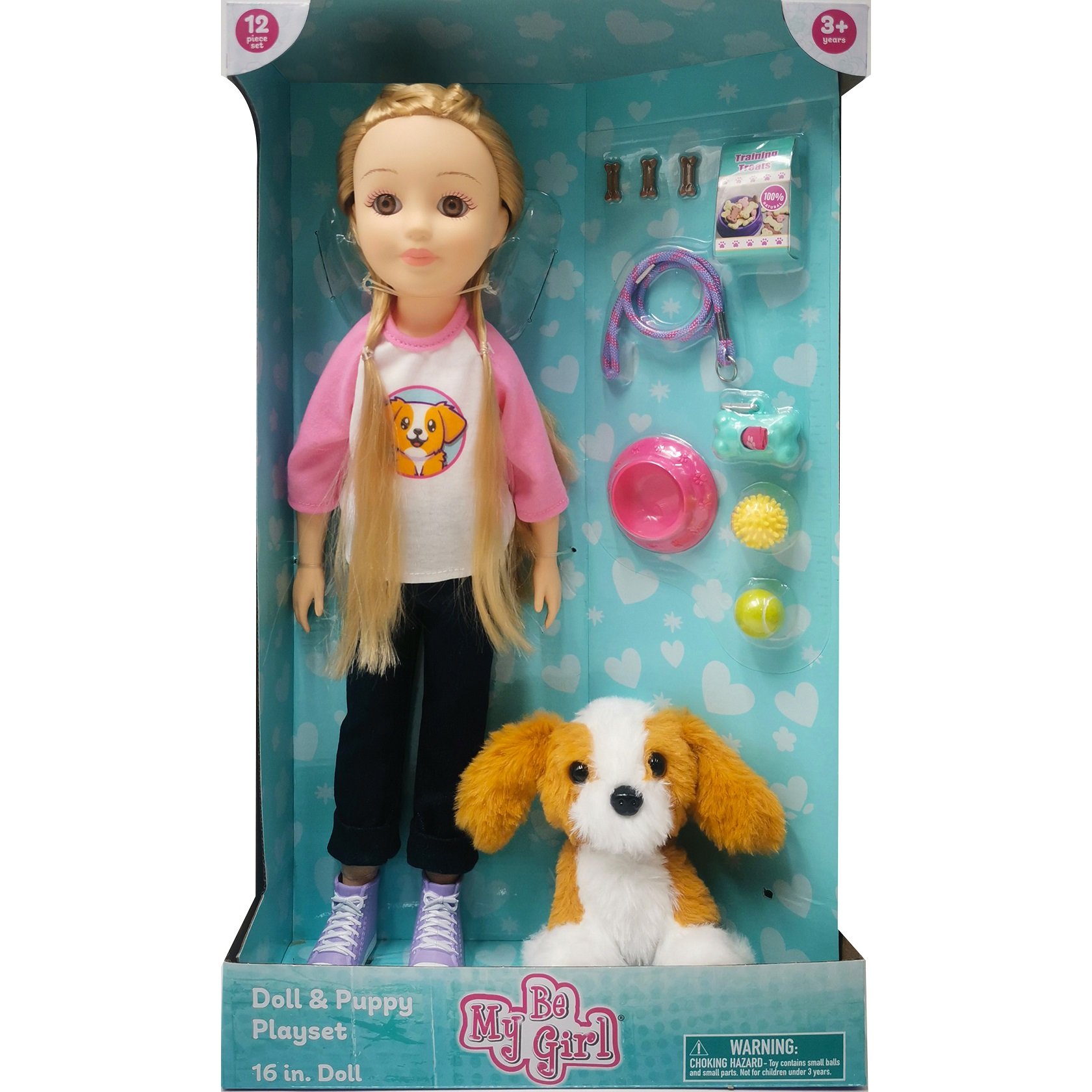 Be My Girl 16" Doll - Puppy Playset - BMG2814