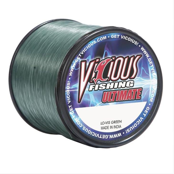 Vicious Fishing 10lb. Green Ultimate Mono, 1500 Yards - VCLQP10