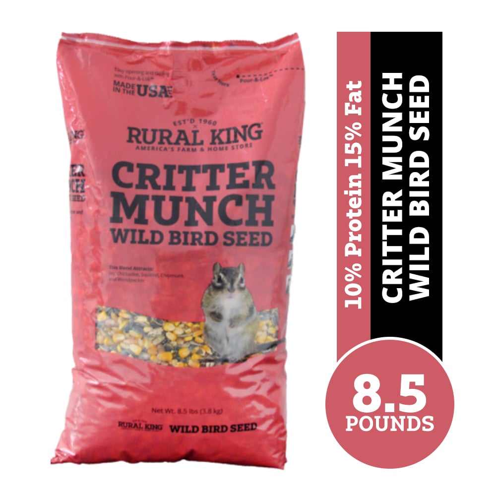 Rural King Critter Munch, Wild Bird Seed, 8.5 lb. Bag