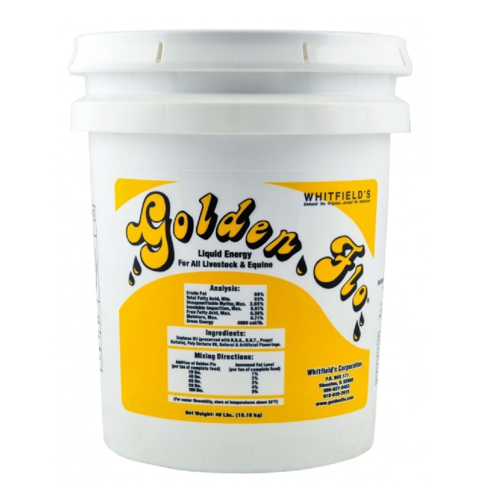 Whitfield's Golden Flo Liquid Energy for Feed 5 Gallons - 3050-040