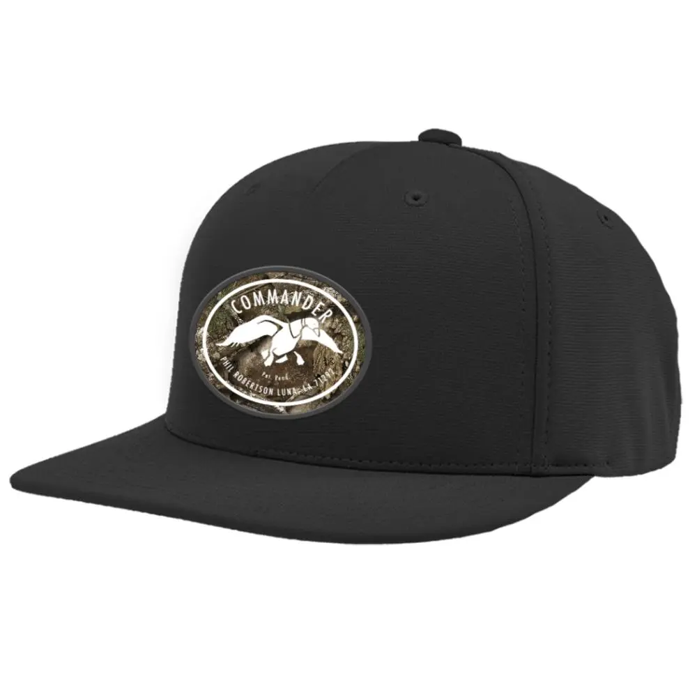 Cap Commander Patch Duck Commander Black Cap with Camo Patch, One Size Fits Most | Rural King