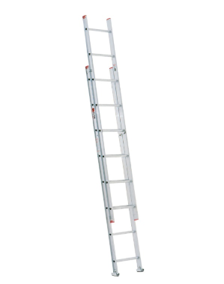 Werner 16' Aluminum Rung Extension Ladder, Type III - D7162