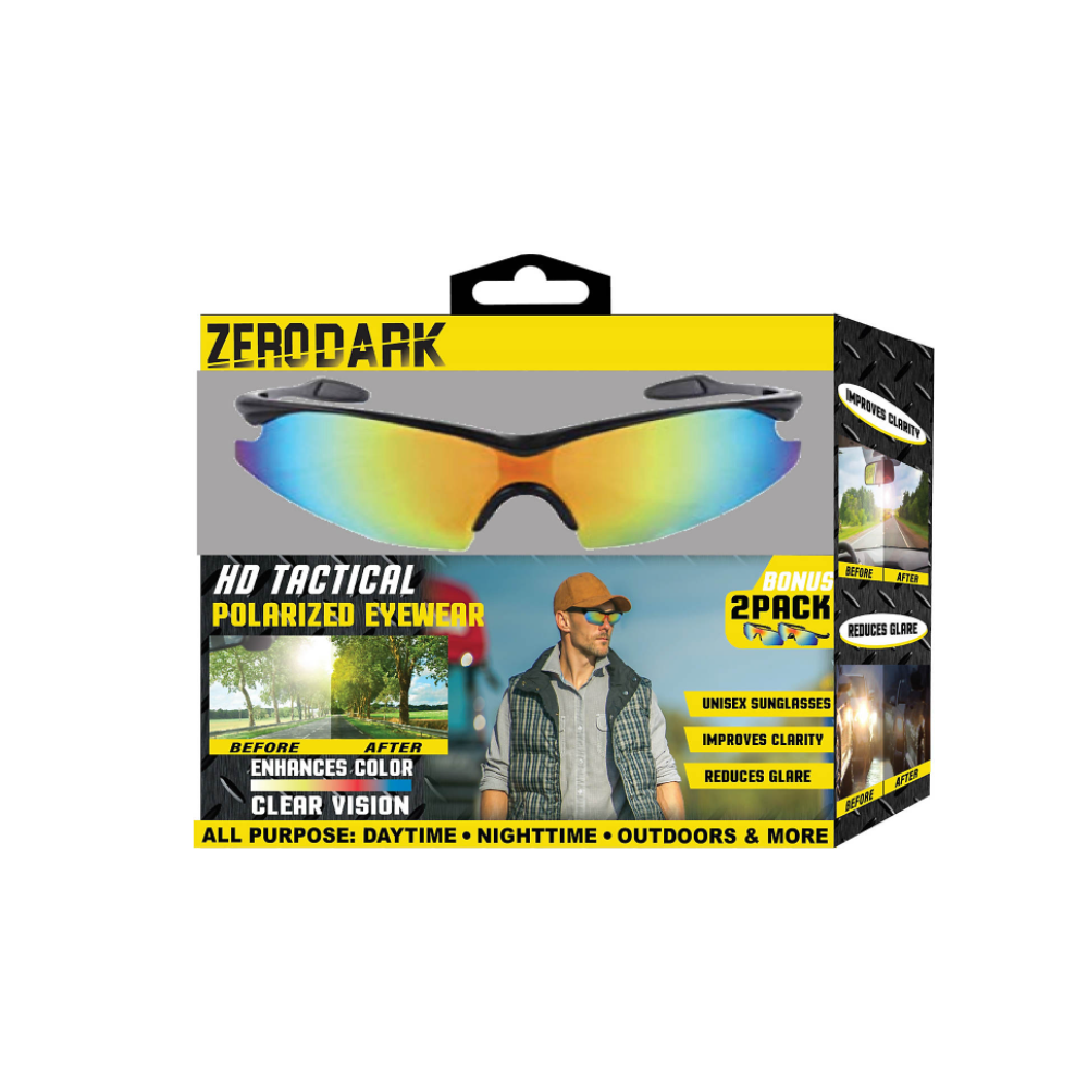 ZeroDark Adult's HD Polarized, 2 Pk - S-ZPPE-01
