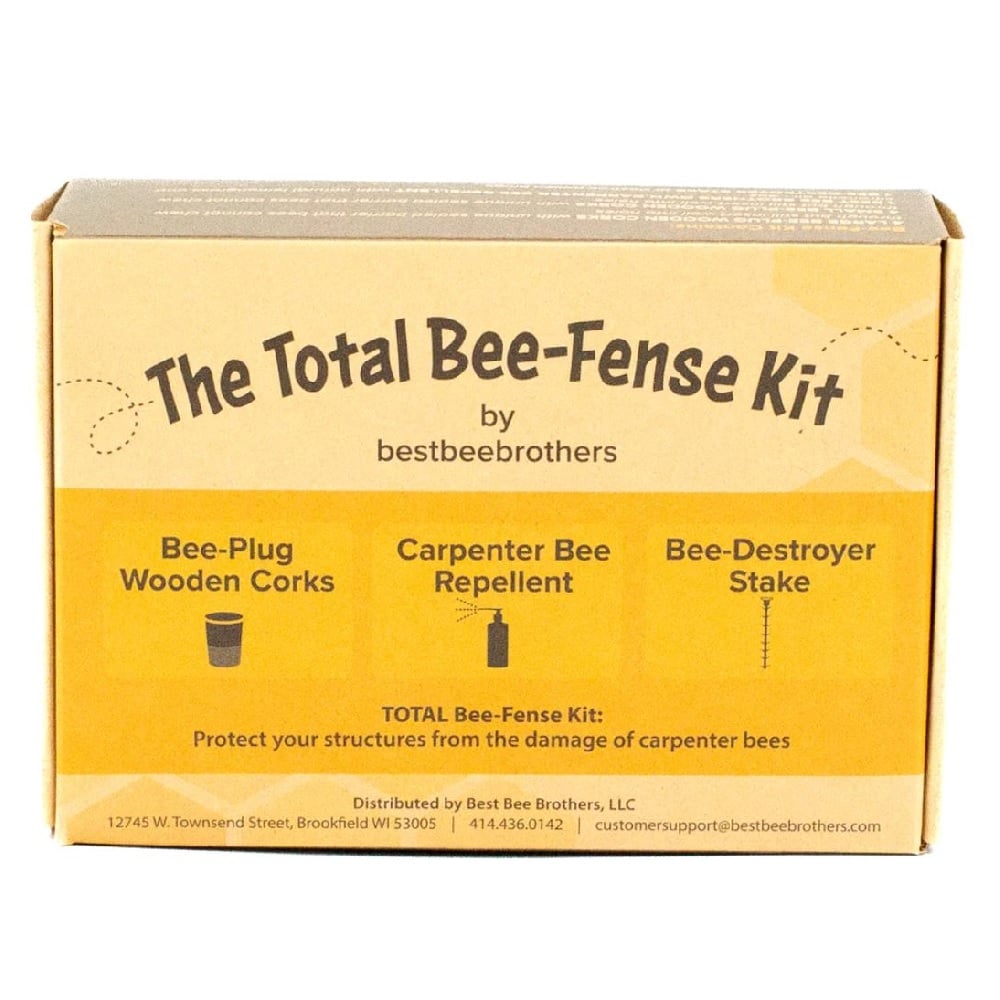 Best Bee Brother's Total Bee-Fence Kit for Carpenter Bees - WSLTBF10001