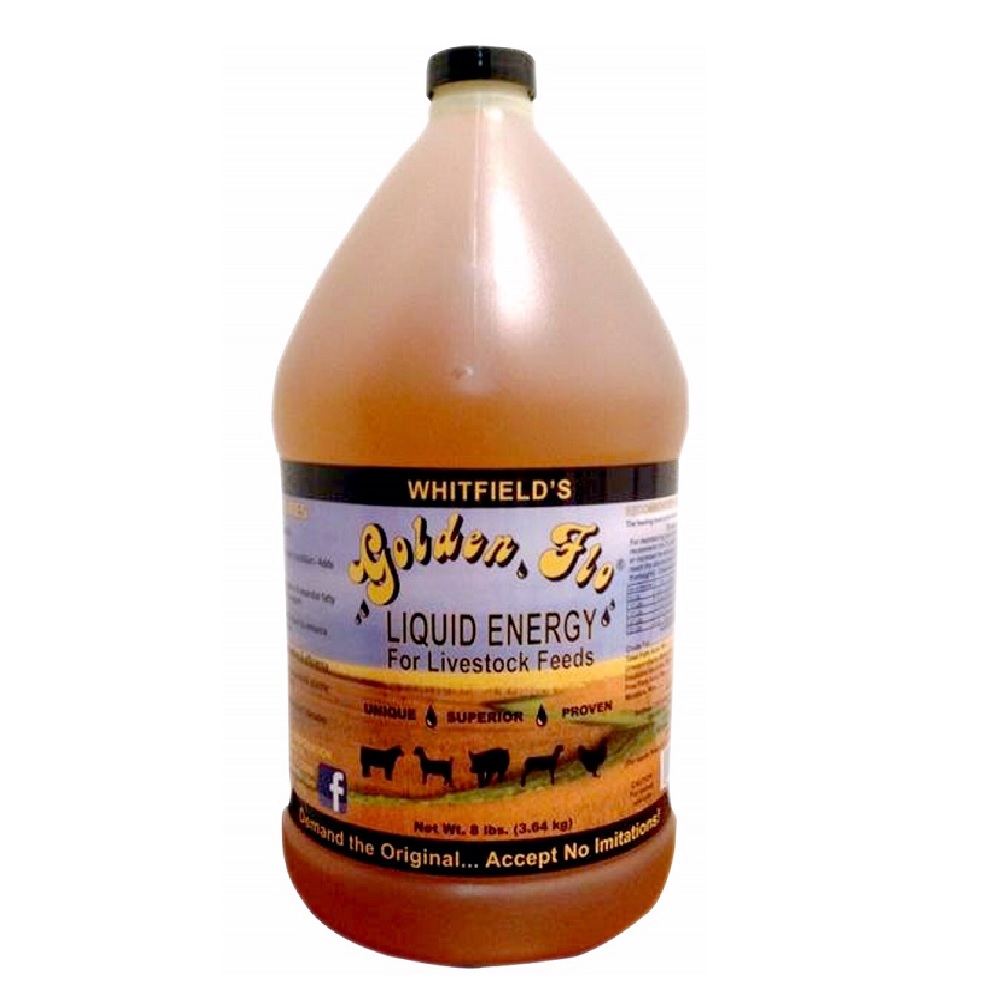 Whitfield's Golden Flo Liquid Energy for Livestock Feeds 1 Gallon - 2002L-032