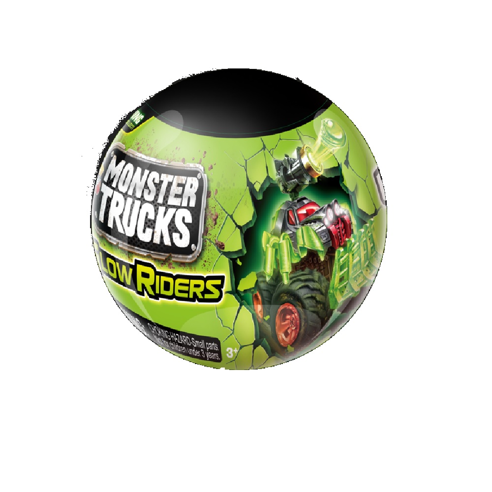 Zuru 5 Surprise Monster Trucks Glow Riders Series 2 Mystery Collectible Capsule - 77266GQ2