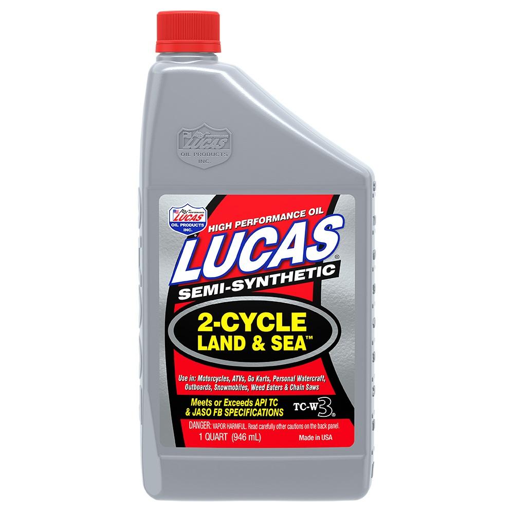 Lucas Oil, Semi-Synthetic, 2-Cycle Land & Sea, TC-W3 - 32 fl oz