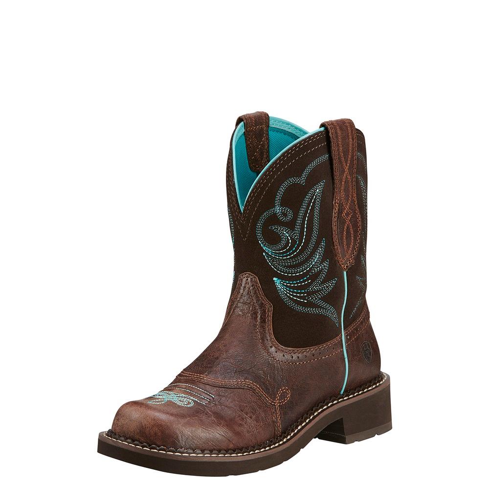 Botte Western Ariat Fatbaby Heritage pour Femme - Worn Hickory & Shamrock Botte Western Ariat Fatbaby Heritage pour Femme - Worn Hickory & Shamrock