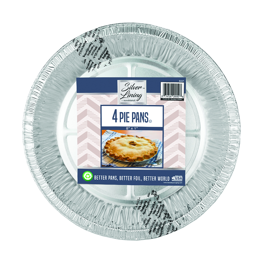 Silver Lining Aluminum Pie Pans - 4 Pack - 49770126