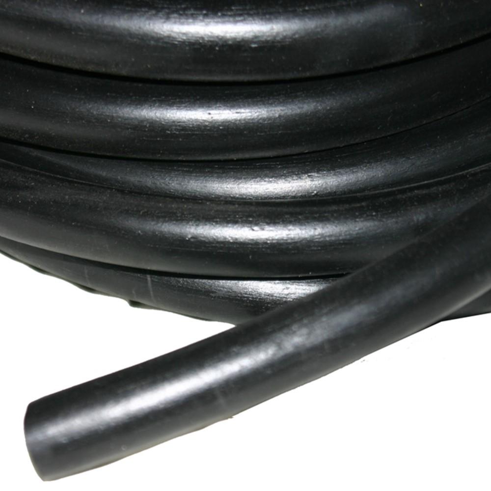 EasyPro Smooth Non-Weighted Pond Air Hose – 1/2" ID (100 Ft Roll) – Black Tubing