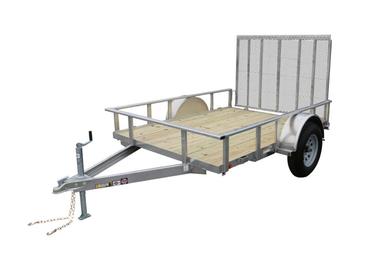 Carry-On Trailer 6' x 12' Aluminum Trailer with Gate - 6x12AGW