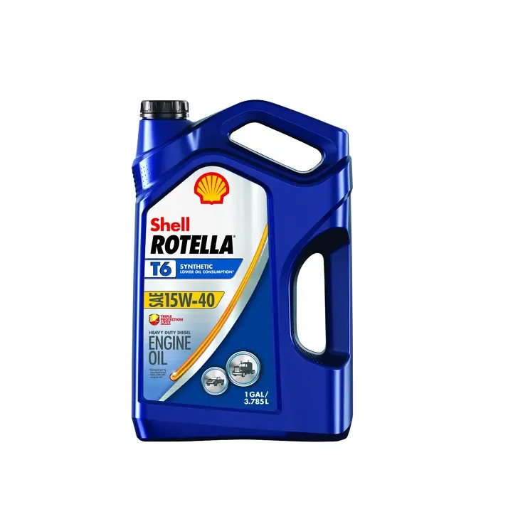 3-Pack Shell Rotella T6 Full Synthetic 5W-40 Diesel Engine Oil – 1 Gallon Each
