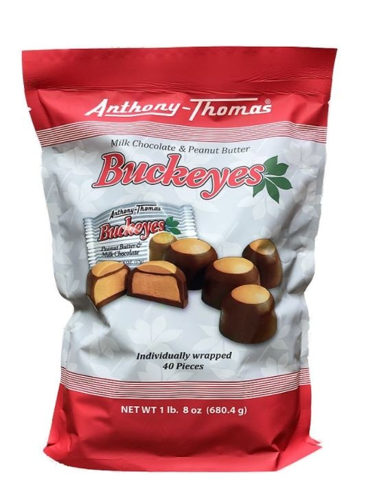 Anthony-Thomas Milk Chocolate & Peanut Butter Buckeyes 40 count
