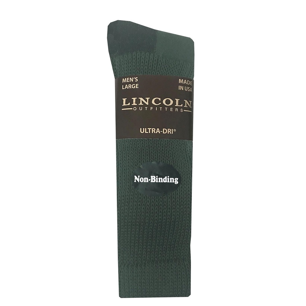 Lincoln Outfitters Men's Cupron Anti - Microbial Merino Wool Boot Sock - RT/LO793 - BRN