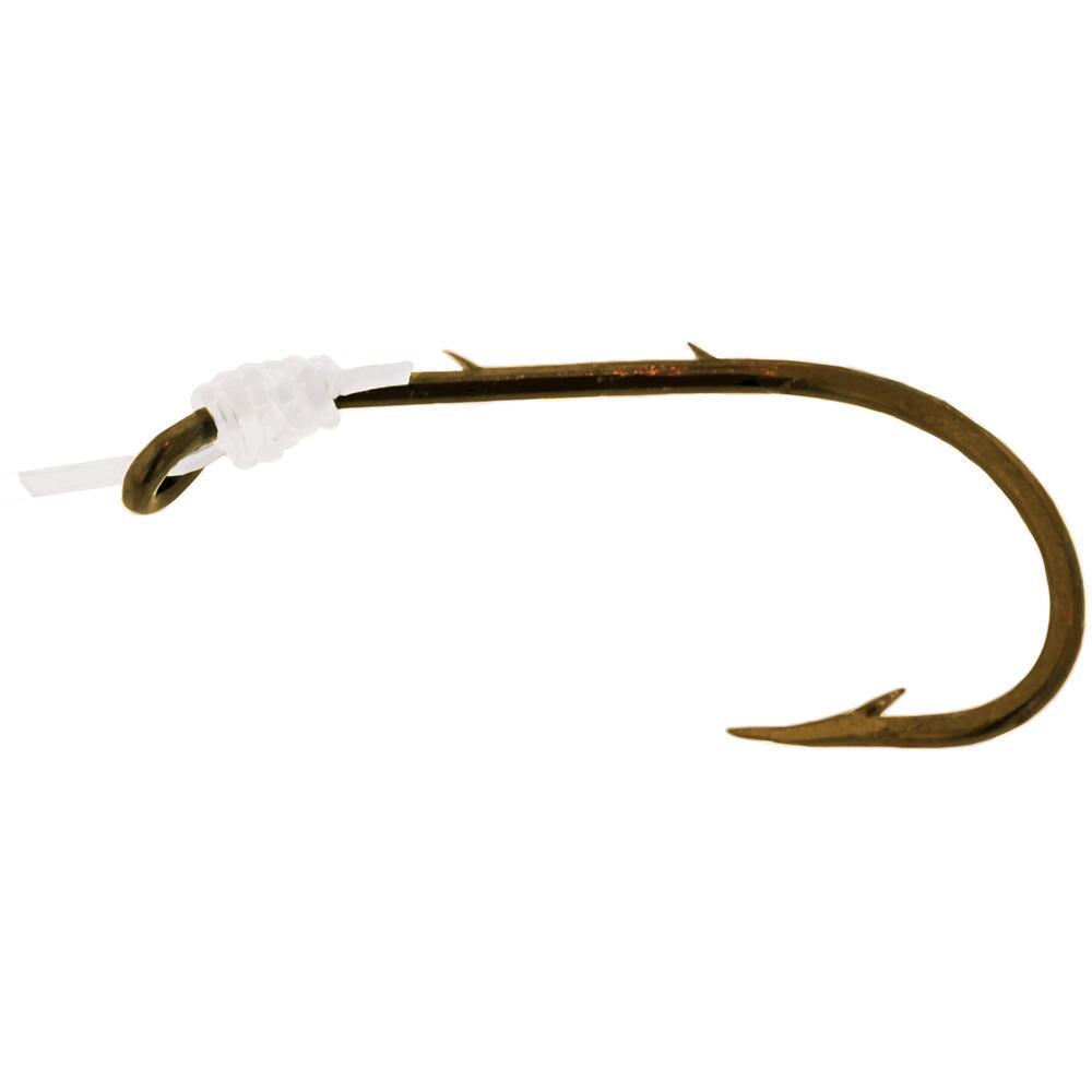eagle claw fly fishing hooks Lazer Dressed Treble Hook 4 / 2 Pk / White Eagle Claw 254 OShaughnessy Non Eagle Claw Baitholder Snell Bronze