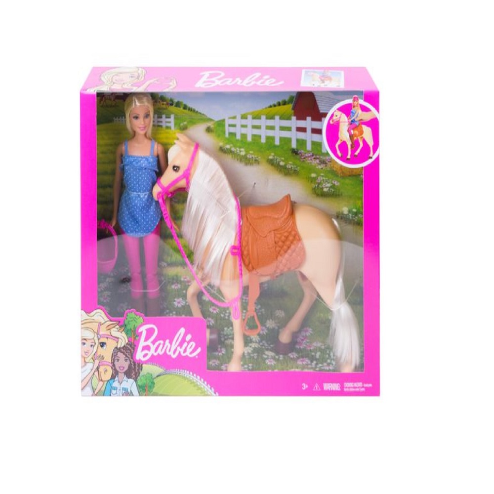 Barbie Doll with Horse, Various Styles - FXH13