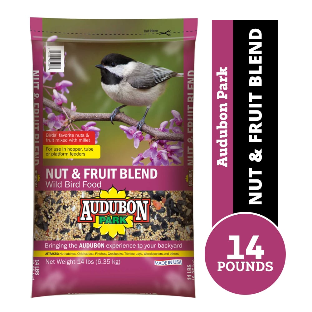 Audubon Park Fruit and Nut Wild Bird Food, 14 lb. Bag - 11874