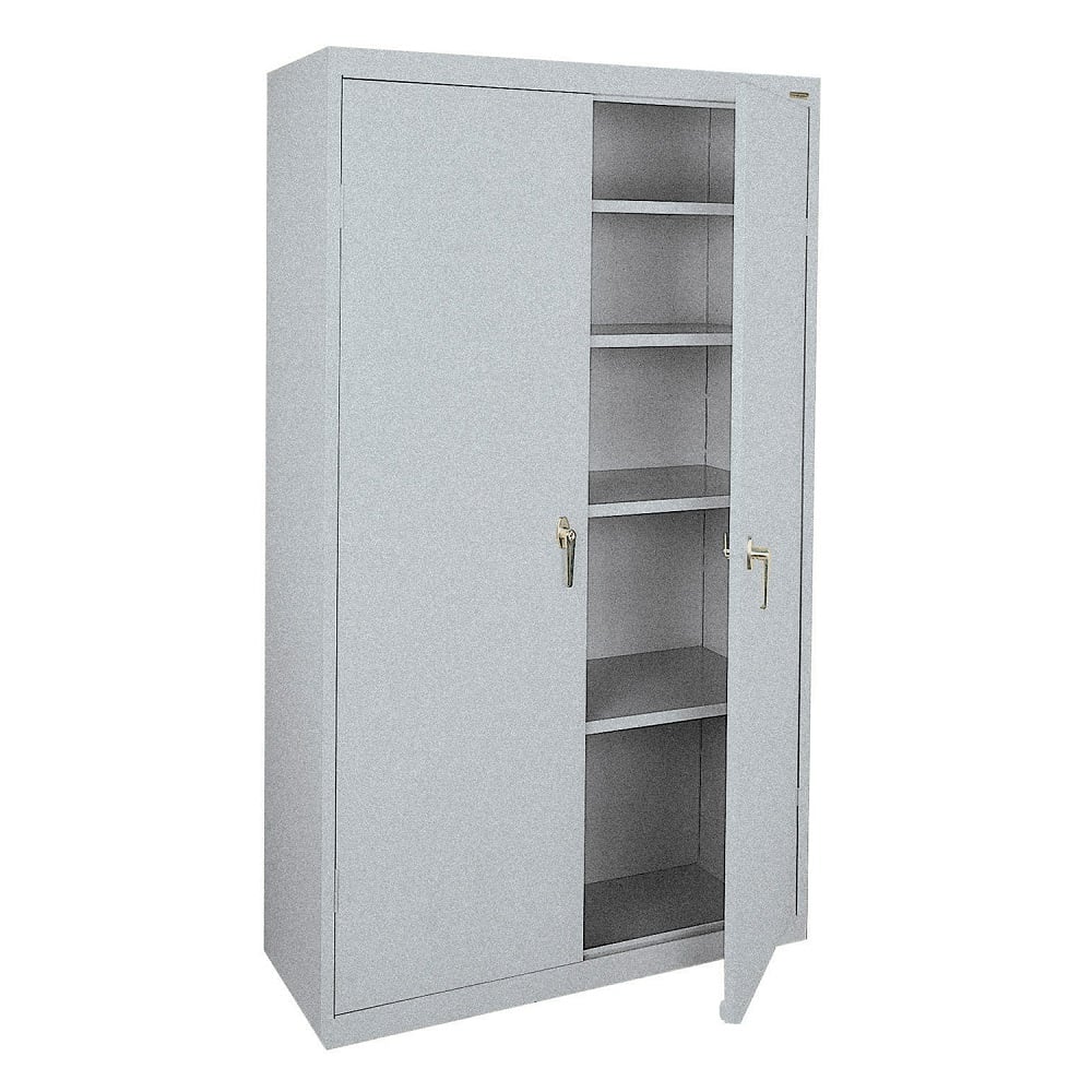 Welded Storage Cabinet with 4 fixed Shelves 36"Wx18"Dx72"H