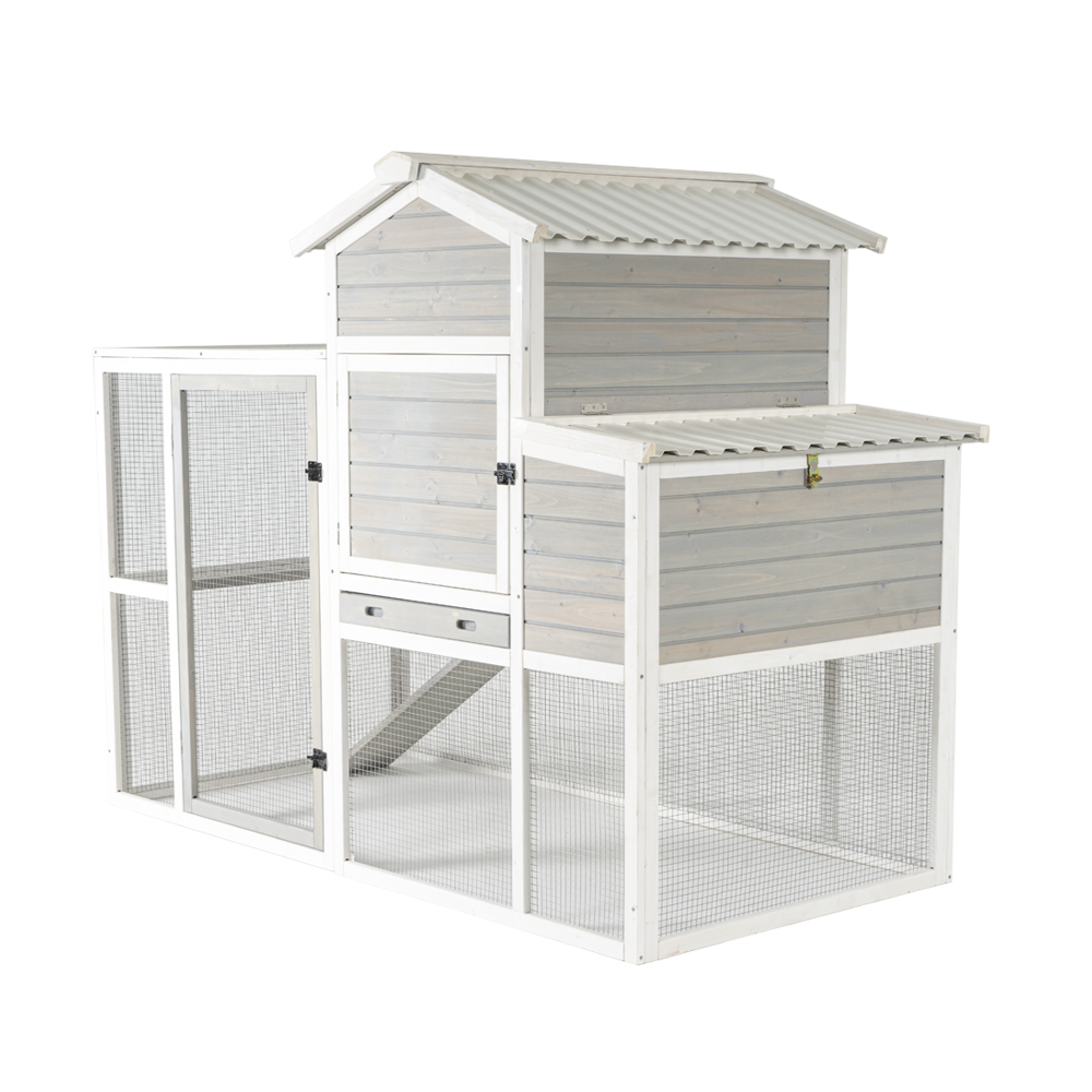 Country Road Barn Ranch Chicken Coop PVC Roof - SHW1099040AW