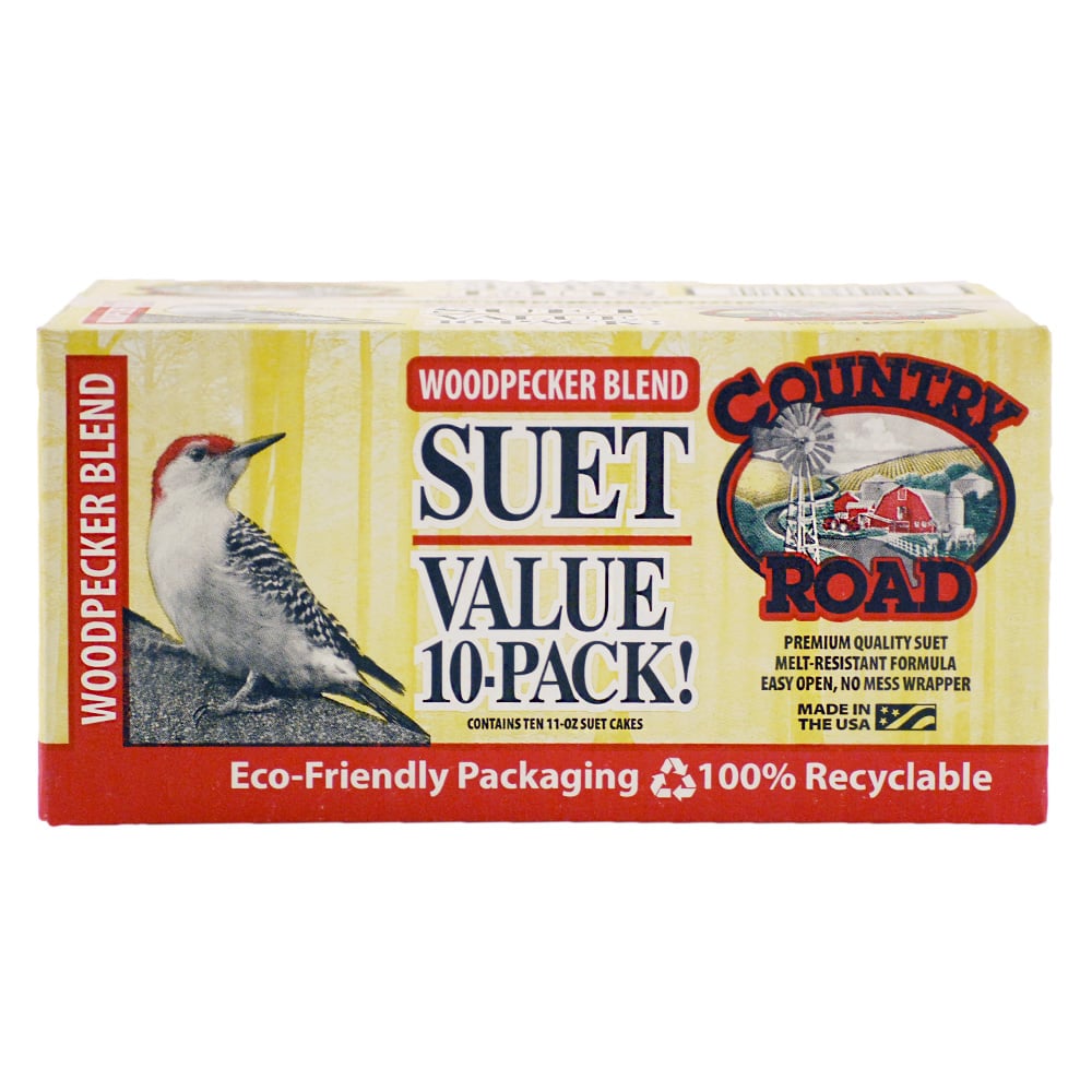Country Road Woodpecker Blend Suet, 10 Pack - 349