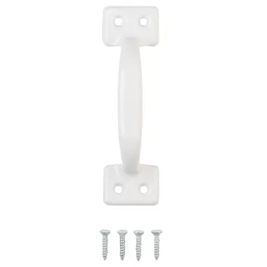 National V170 4 In. White Window Sash Lift - Hemlock Hardware National V170 4 In. White Window Sash Lift - Hemlock Hardware