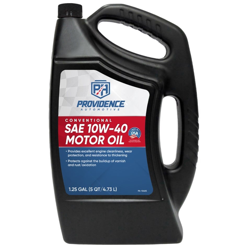 Providence Automotive Oil 10W40, 5 Quarts - PA-10405