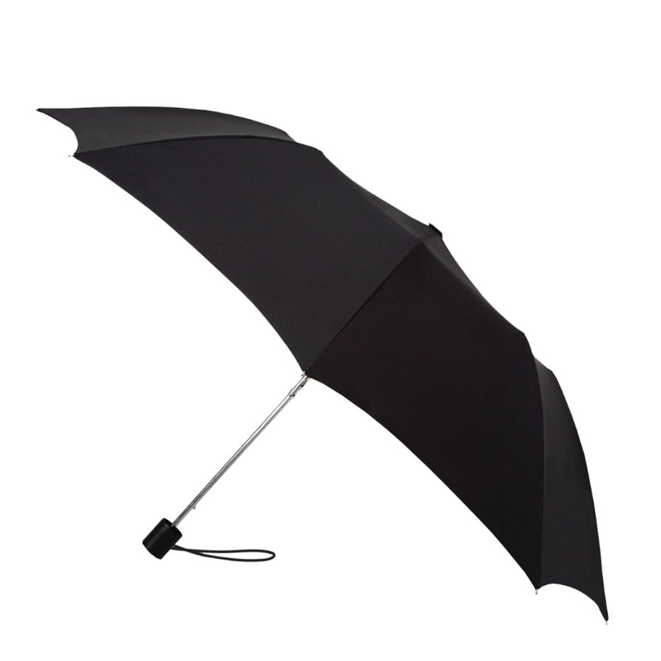 Rainbrella 3-Fold Manual Open Umbrella, Black 48136