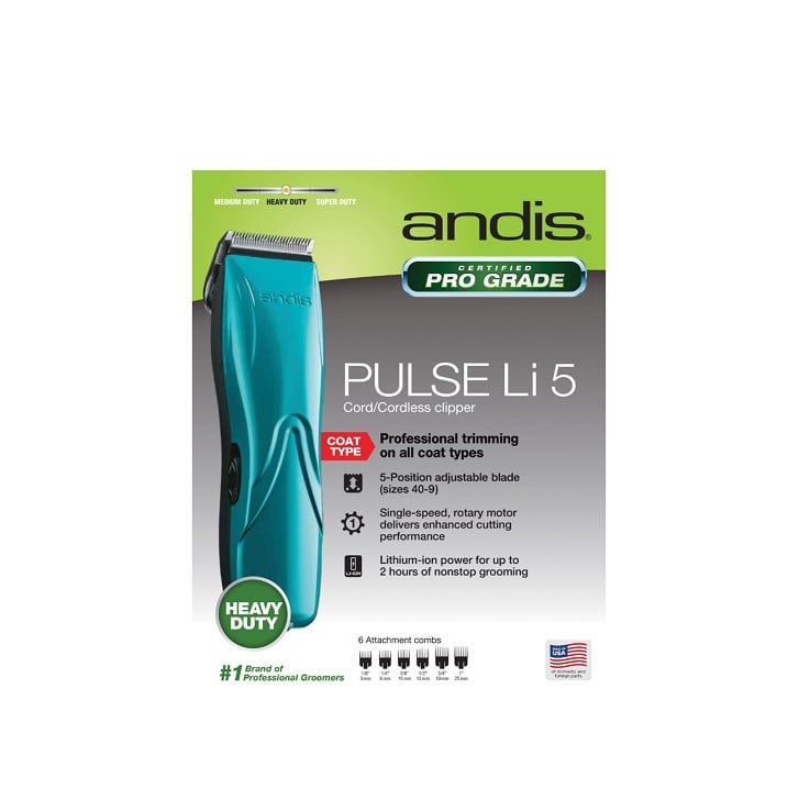 Andis Pulse Li 5-In-1 Cordless Clipper 73515