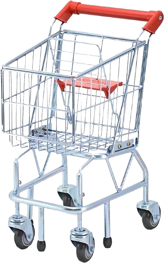 Kids Metal Shopping Cart - KSC