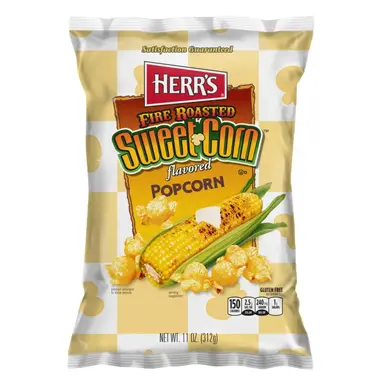 Herr's Fire Roasted Sweet Corn Flavored Popcorn, 11 oz. Bag