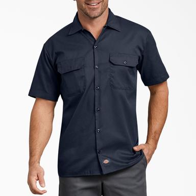 Dickies Men's Short Sleeve Flex Twill Work Shirt - WS675