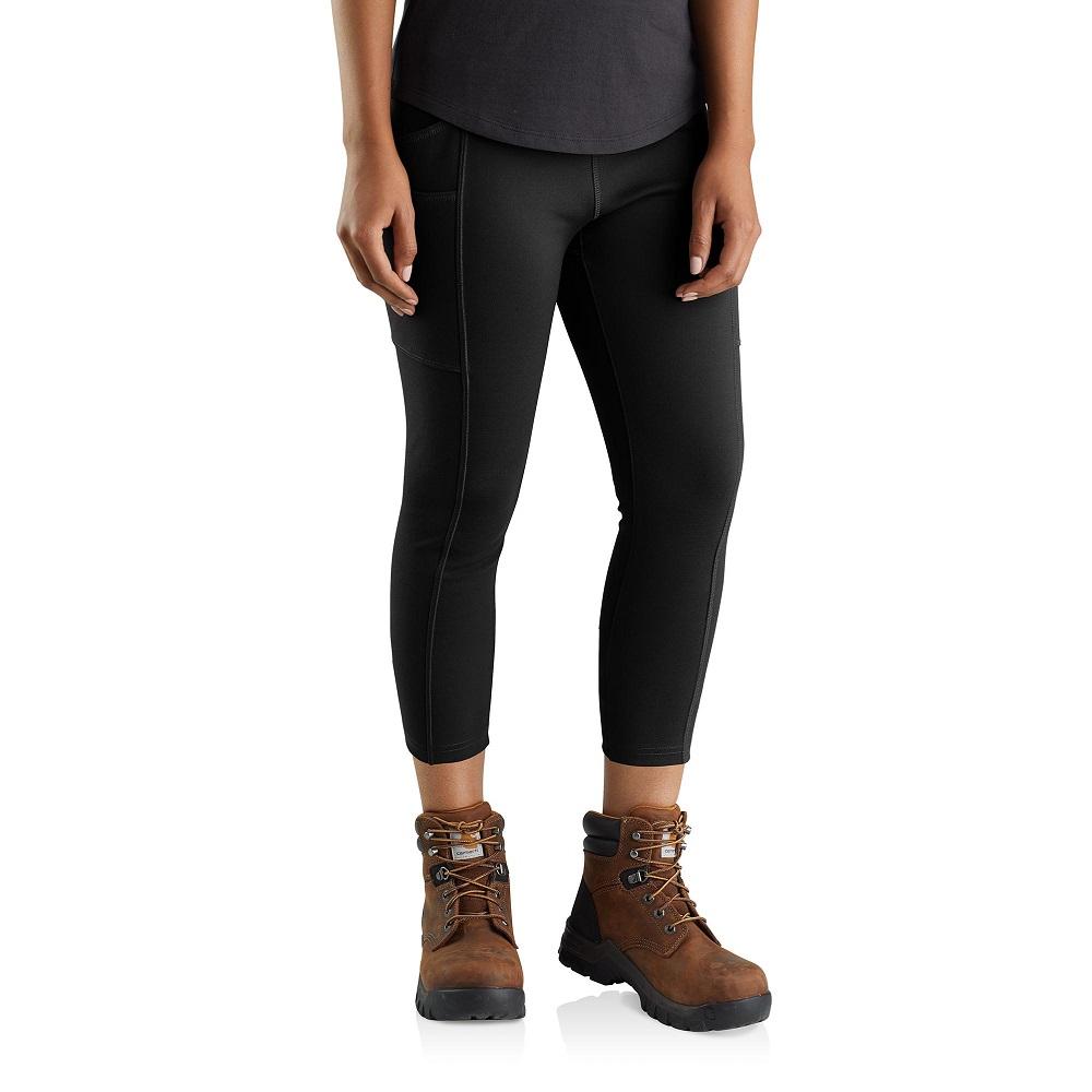 Carhartt® Women's Force Fitted Lightweight Cropped Legging, Black -  105321-001