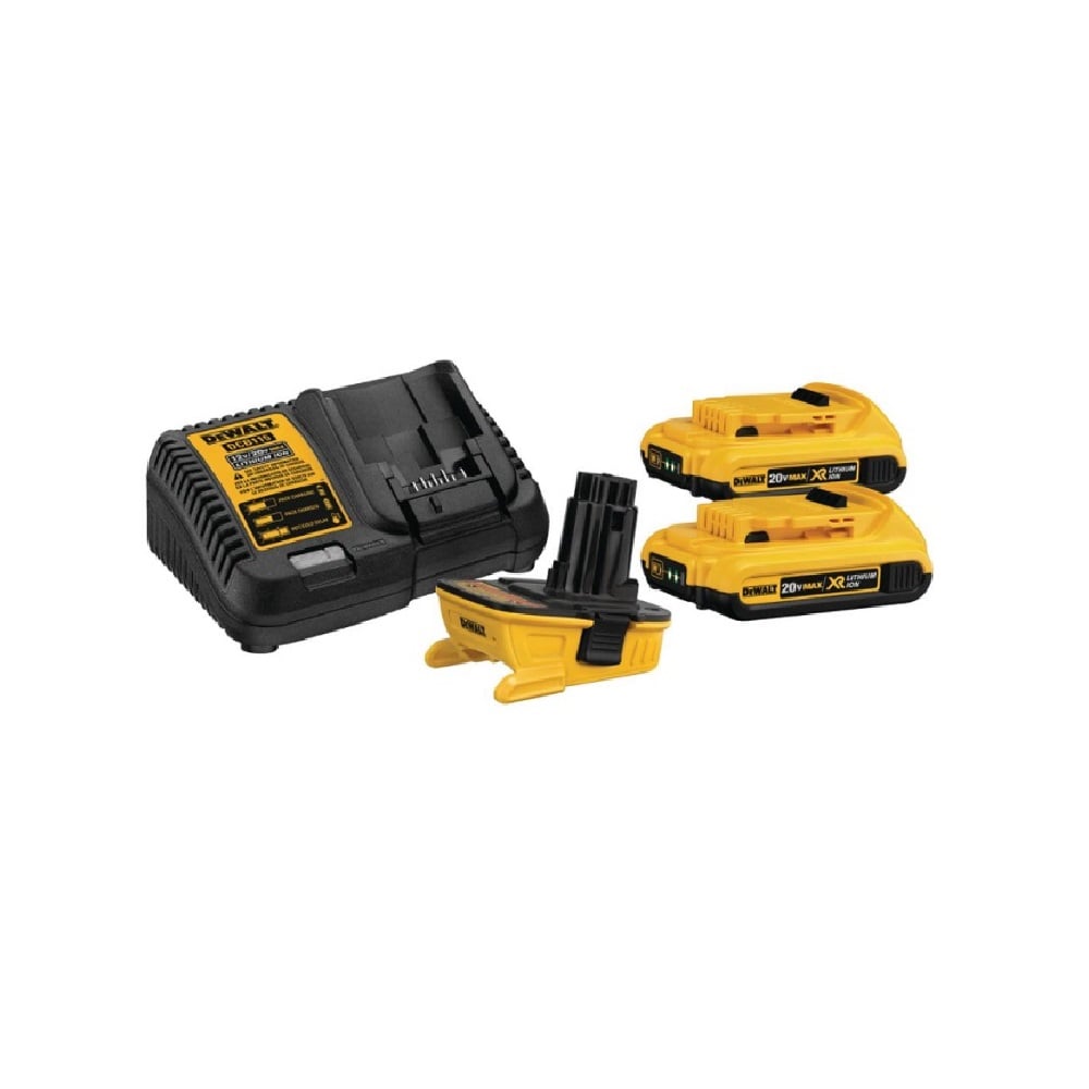 DEWALT® 18V/20V MAX Battery Adapter Kit with Batteries and Charger - DCA2203C