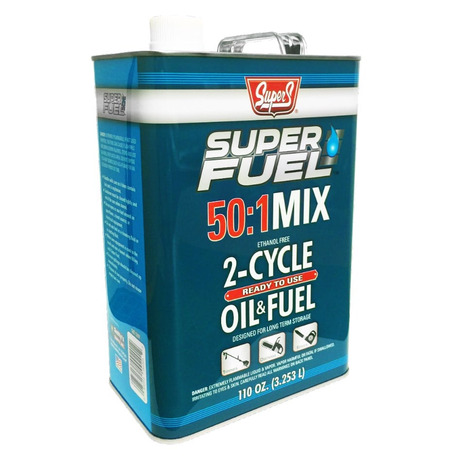 Super S Super Fuel Pre-Mixed 50:1 2-Cycle Fuel, 110 oz.