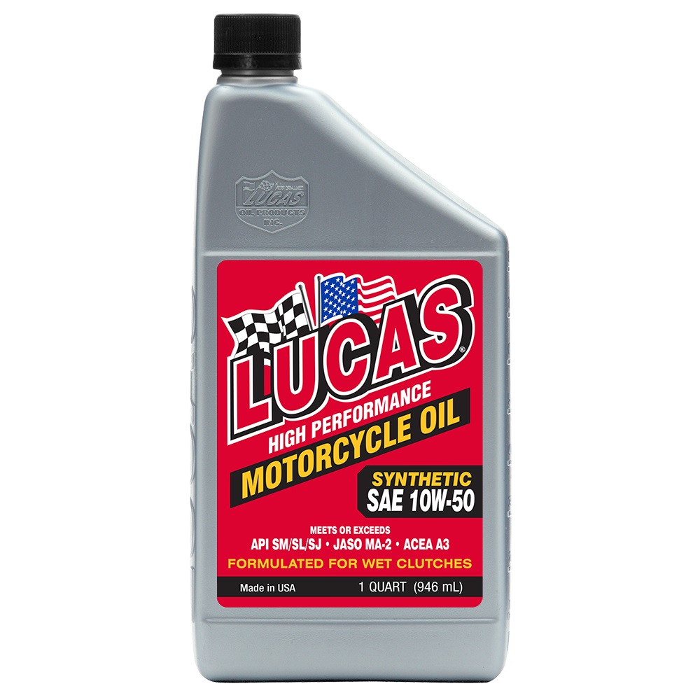 Lucas Synthetic SAE 10W-50 Motorcycle Oil - 10716