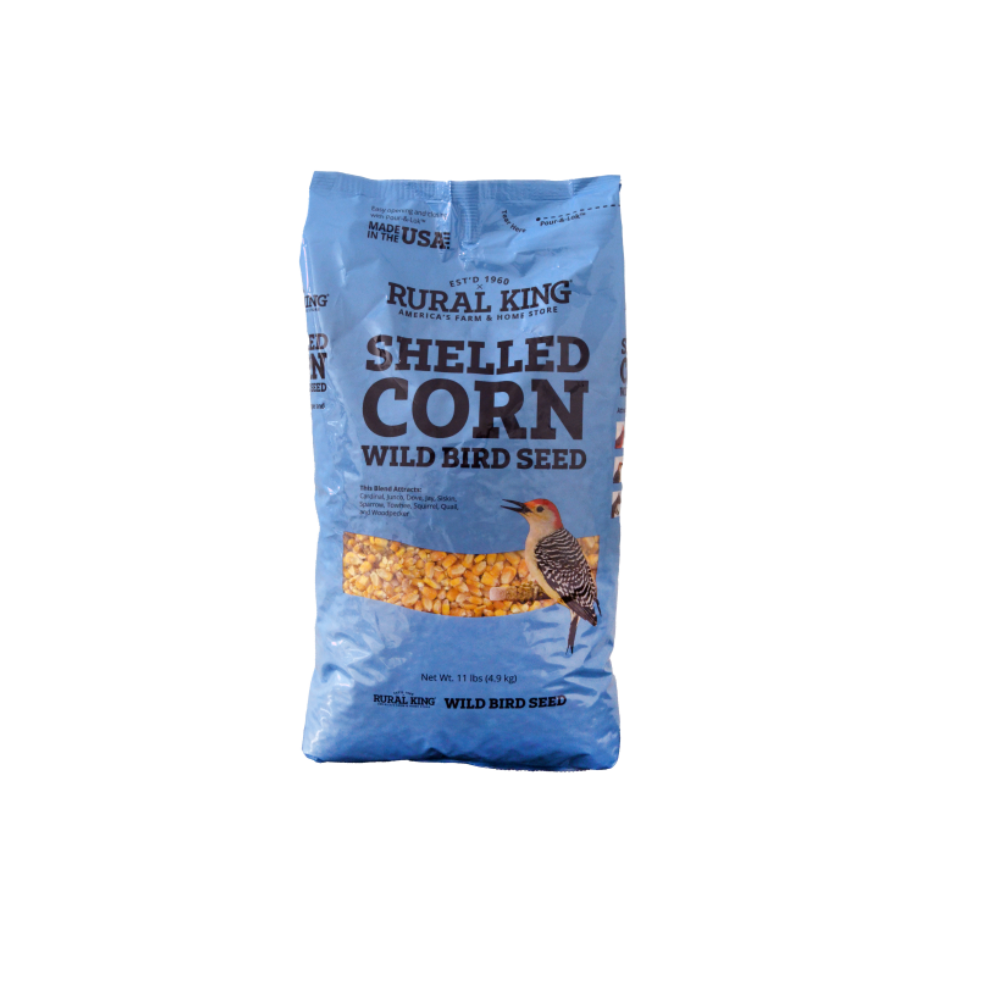 Rural King Shelled Corn, Wild Bird Seed, 11 lb. Bag