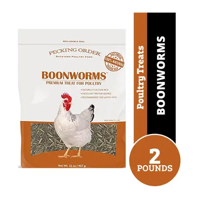Pecking Order Boonworms Poultry Treats, 2 lb. Bag