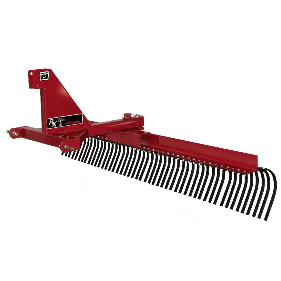 King Kutter 8' Professional Landscape Rake, Red - YR-G-96-RR | Rural King