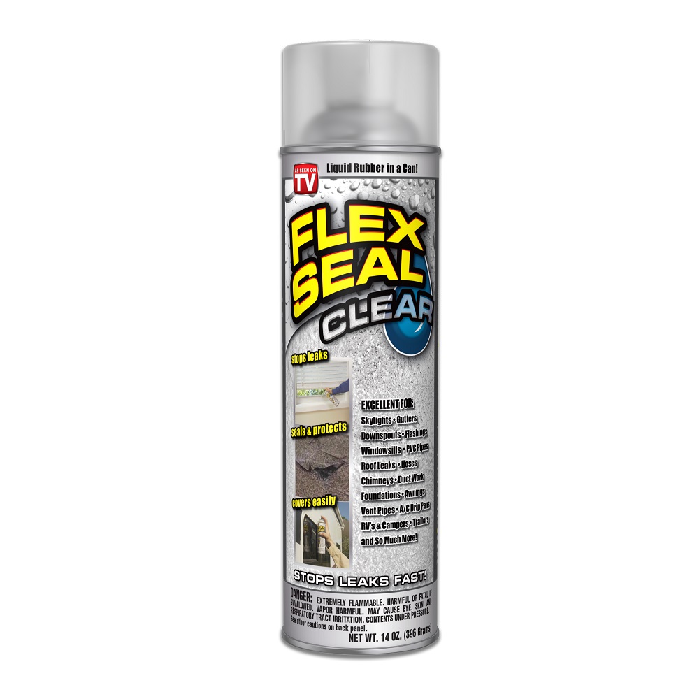 Flex Seal Brite Clear Liquid Rubber Sealant & Coating 14 oz - FSCL20