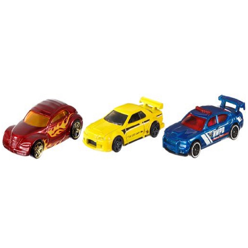 Mattel Hot Wheels Basic Cars - Assorted, 3 Pack - K5904