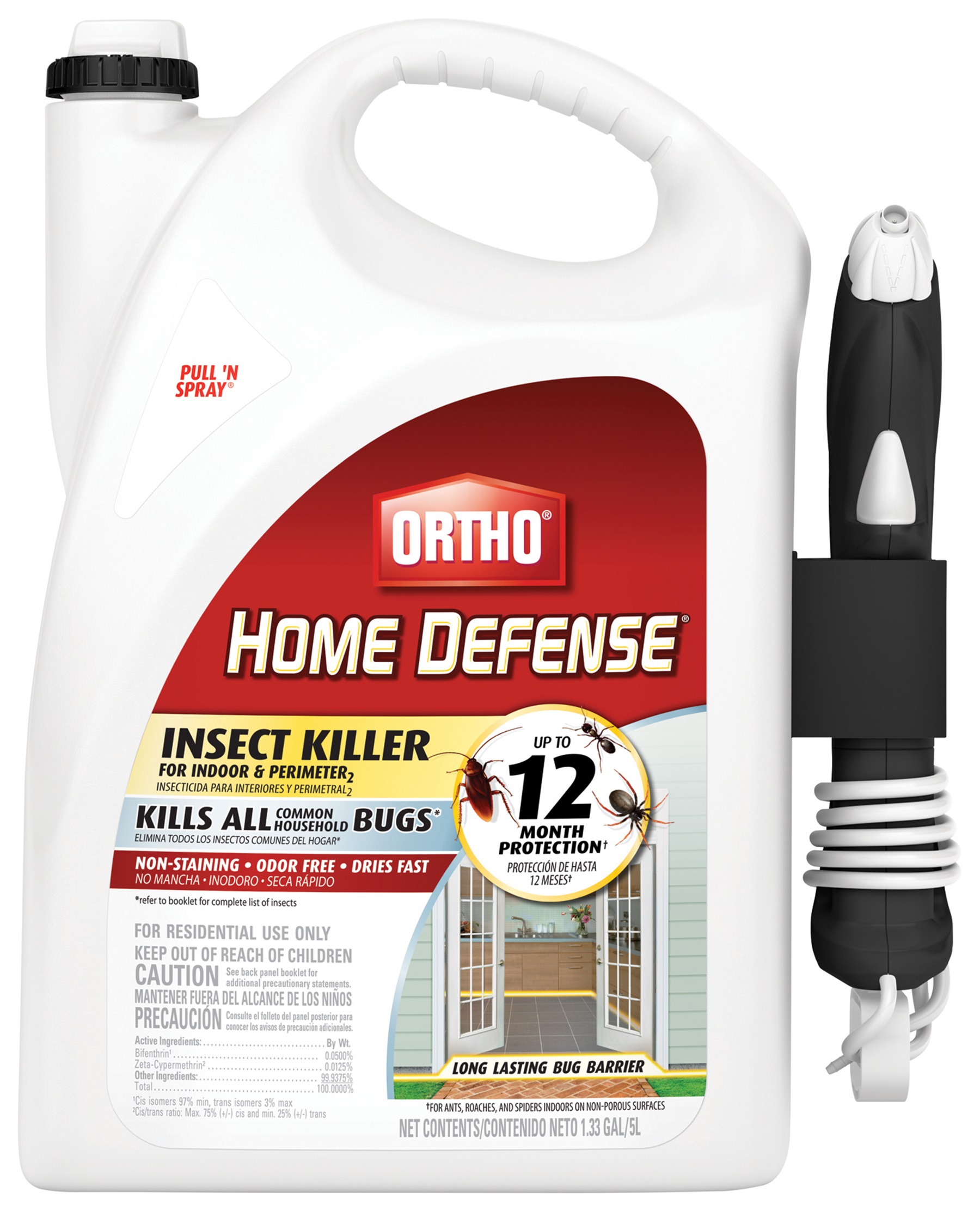 Ortho Home Defense Insect Killer for Indoor and Perimeter Ready to Use, 1 Gallon - 0220910