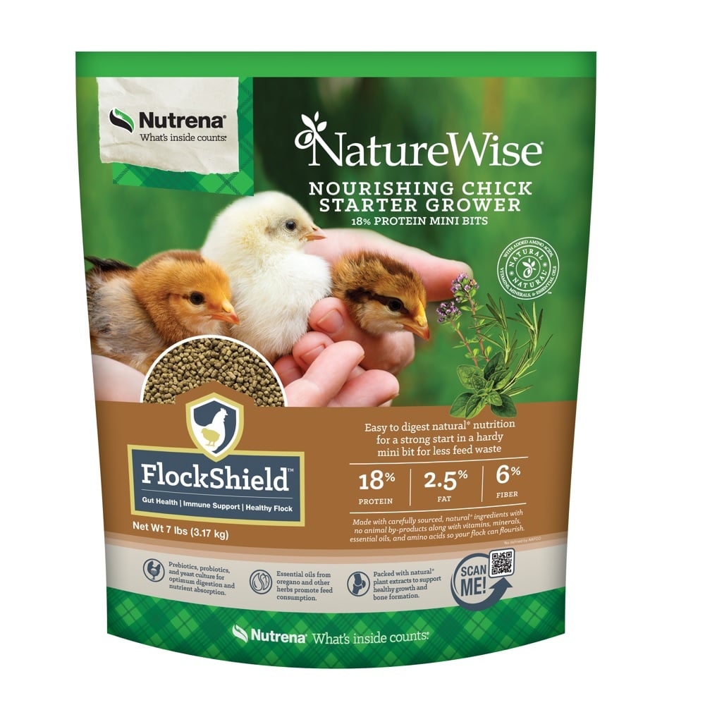 Nutrena Naturewise Nourishing Chick Starter And Grower, 7 lb. Bag - 274014-7