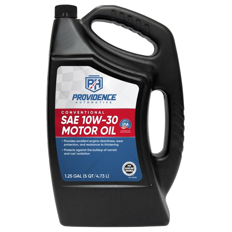 Providence Automotive Oil 10W30, 5 Quarts - PA-10305