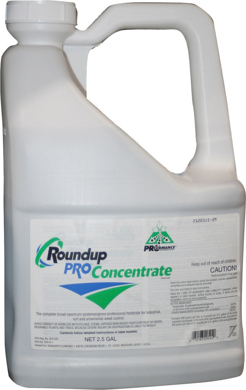 Roundup Pro Concentrate, 2.5 Gallon - 10002861