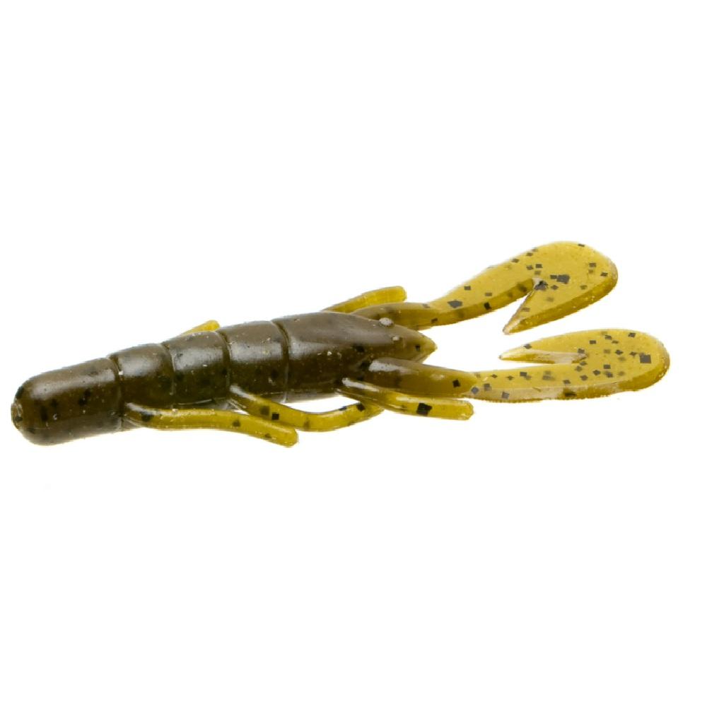 Zoom Bait UltraVibe Speed Craw Soft Bait – Green Pumpkin Magic, 3.5-Inch – Pack Of 12 – For Jig Trailers & Flipping