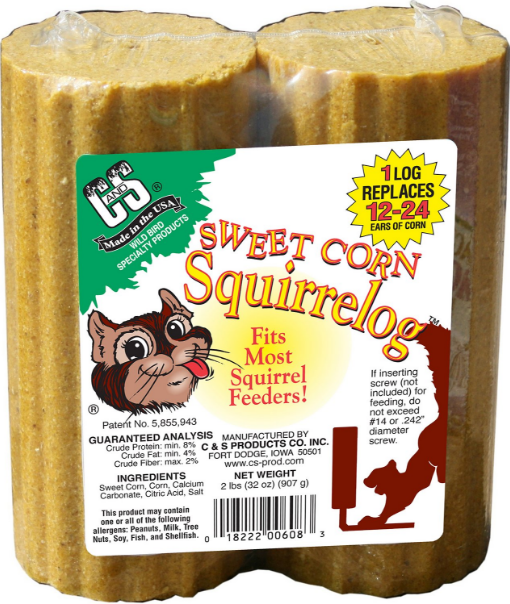 C&S Products Sweet Corn Squirrelog Refill 32 oz. - 100214378
