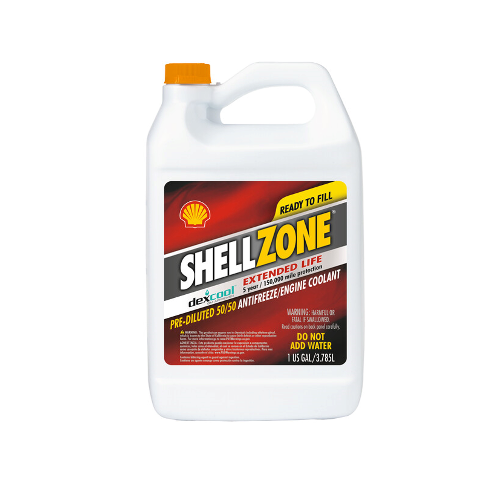 ShellZone DEX-COOL Antifreeze/Coolant 50/50, 1 Gallon -9407006021