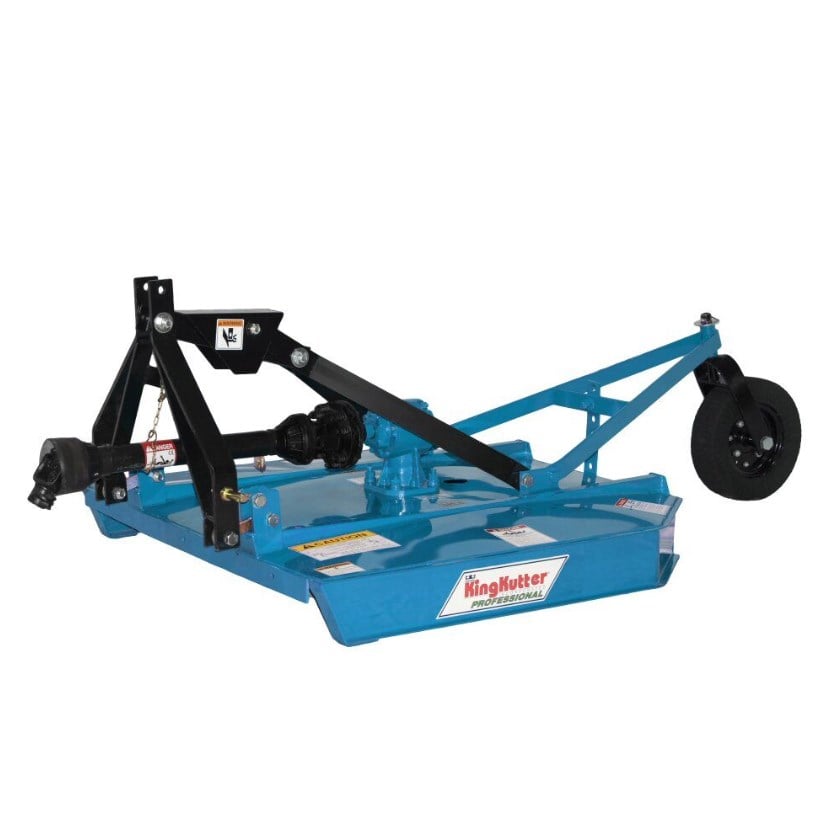 King Kutter 4' Lift Kutter Flex Hitch with 40 HP Gearbox, Blue - L-48-40-SC-FH-BP