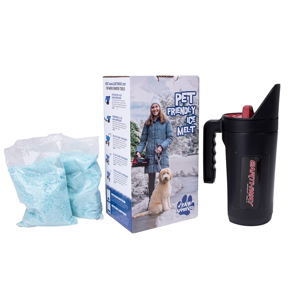 EarthWay EarthShaker with Pet Friendly Ice Melt, 4lb Capacity - 97001